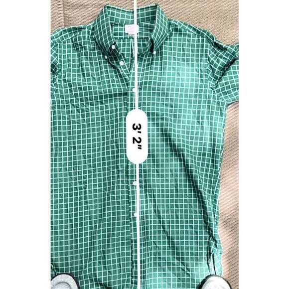 Men’s Hamilton Shirt Co. Houston Apt. ‘97 Green Plaid LS Shirt - Picture 5 of 6